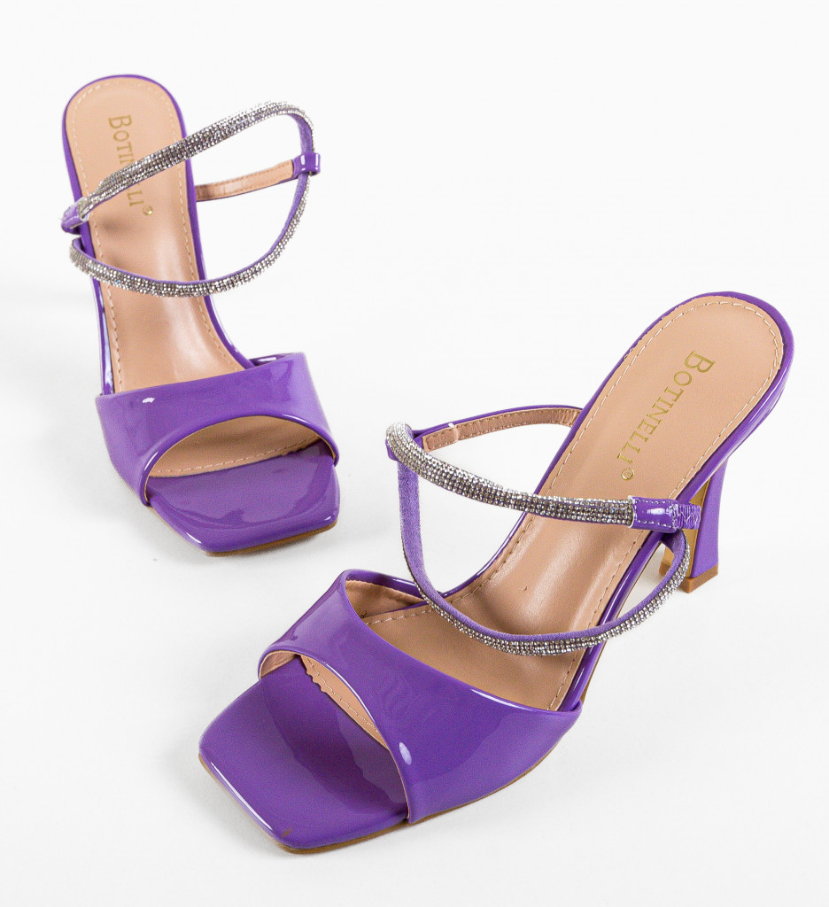 Sandale Dama Okafor Mov - Eleganta si Confort - imagine 8