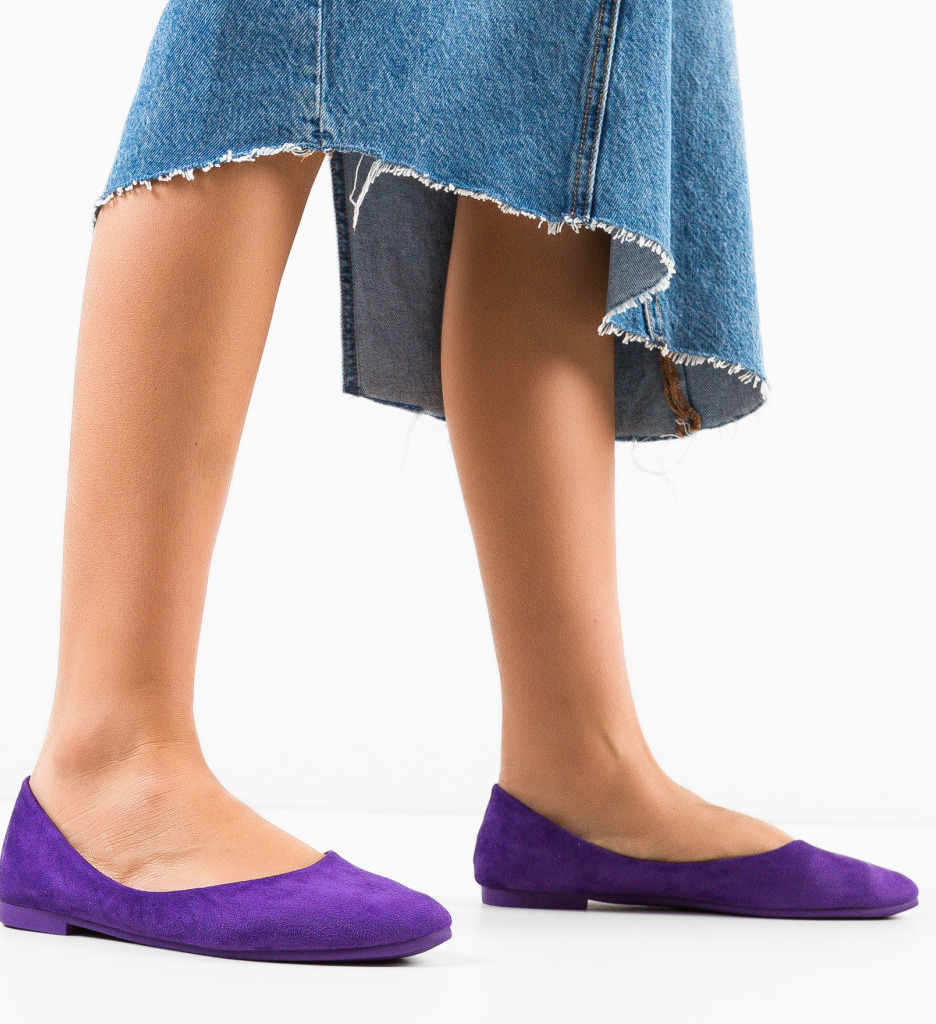 Balerini Alecsey Mov | Confort & Stil Casual - imagine 3