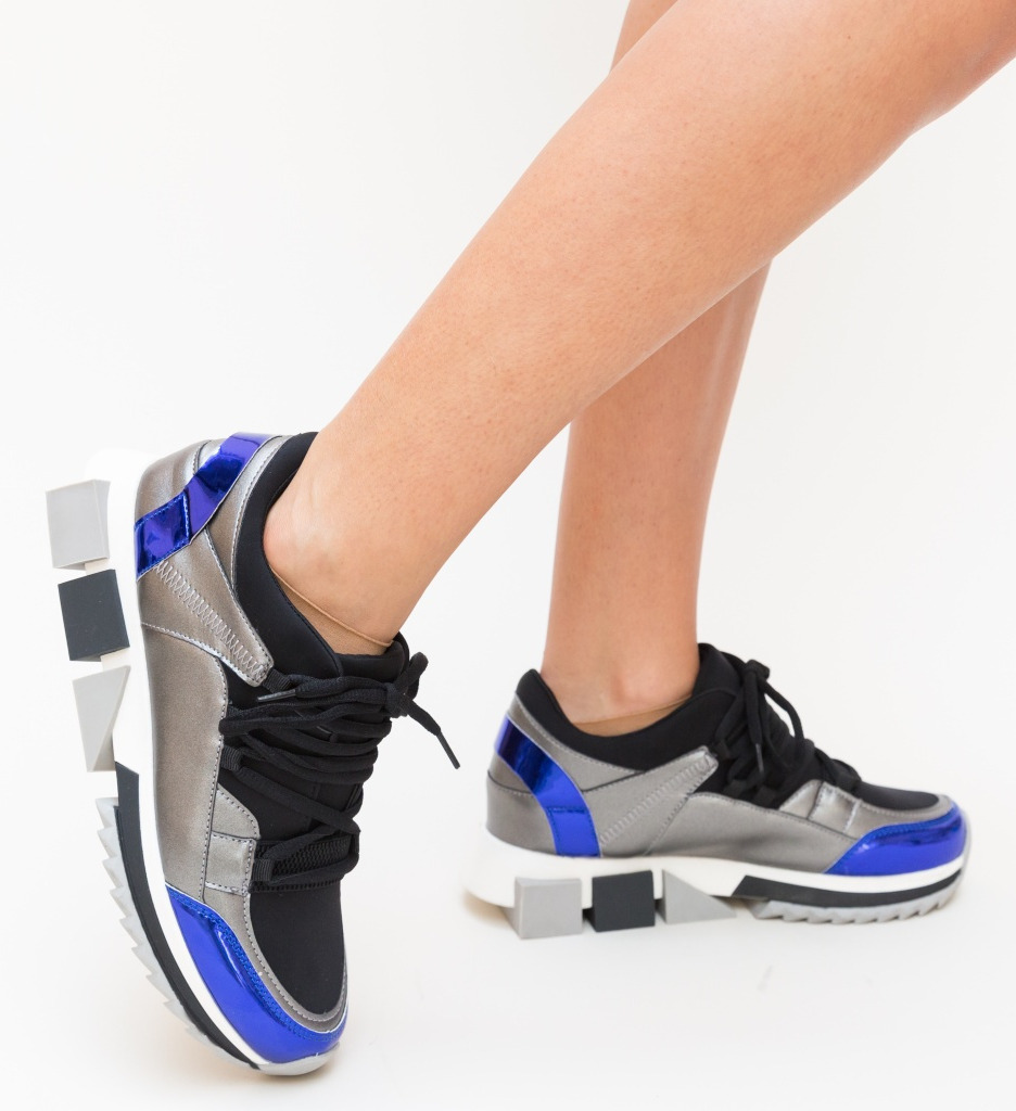Pantofi Sport Luhi Negri – Confort și Stil - imagine 2
