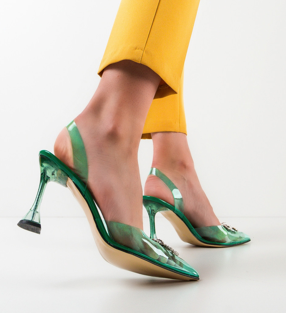 Pantofi dama Ogasy Verzi - Stil și Eleganță - imagine 4
