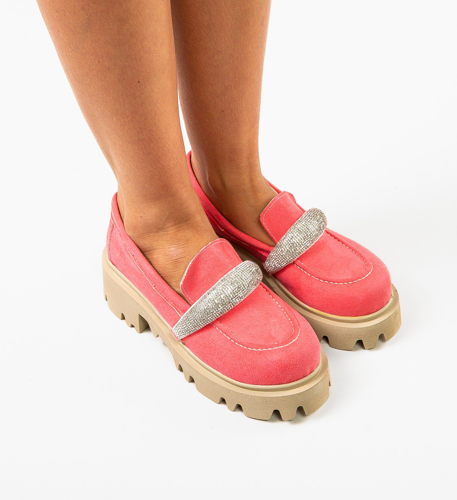 Pantofi Casual Spikez Roz - Stil și Confort - imagine 5