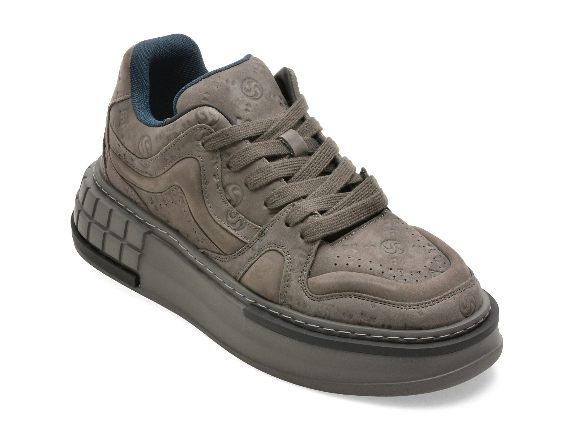 Pantofi Sport GRYXX Gri Piele Naturală
