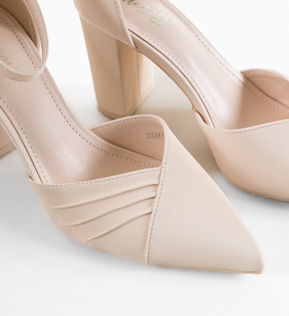 Pantofi Salme Bej | Eleganță și Confort - imagine 4