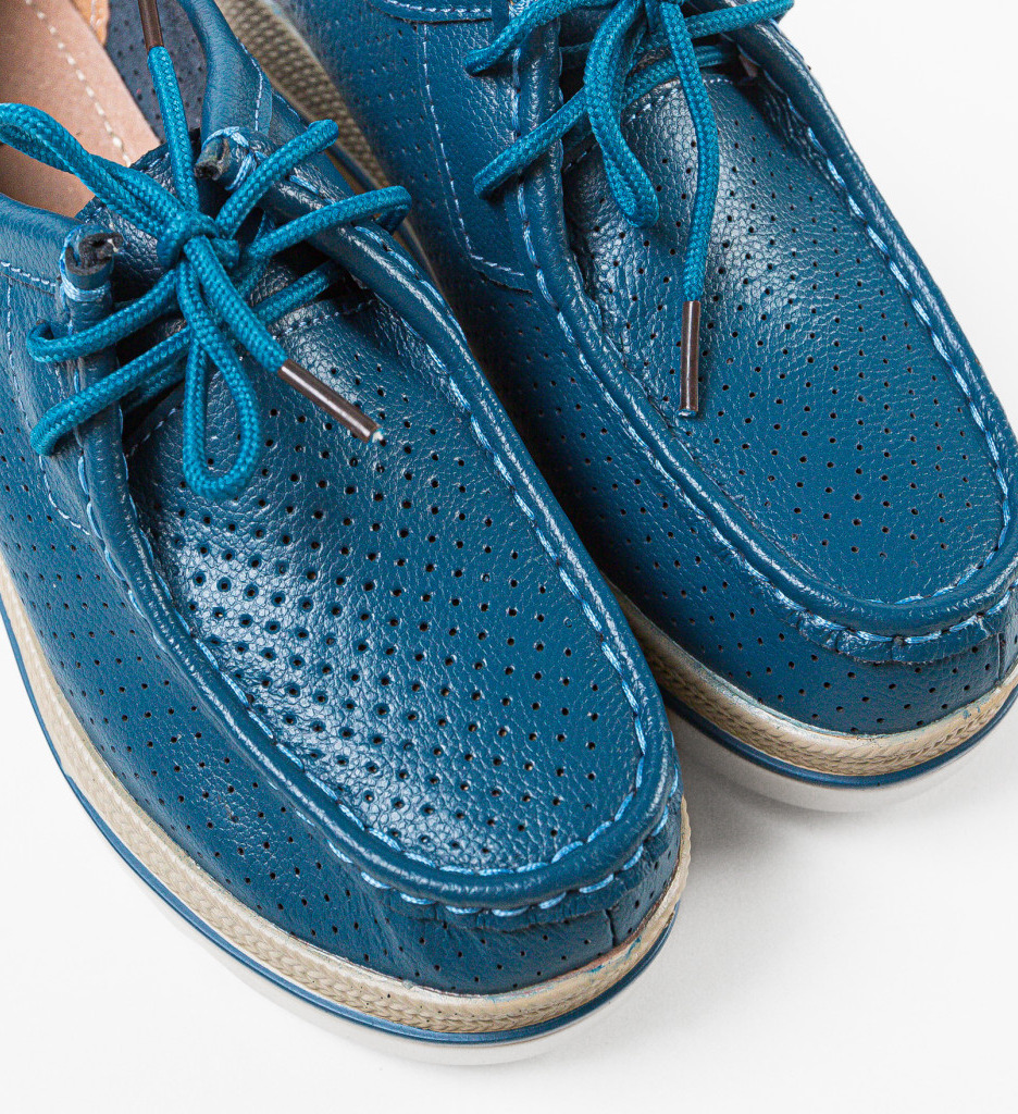 Pantofi Torinoz Albastri | Stil & Confort Zilnic - imagine 8