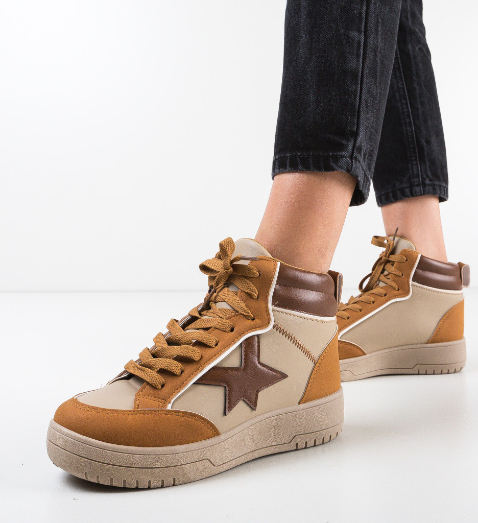 Pantofi Sport Rafe Khaki - Confort & Stil - imagine 4