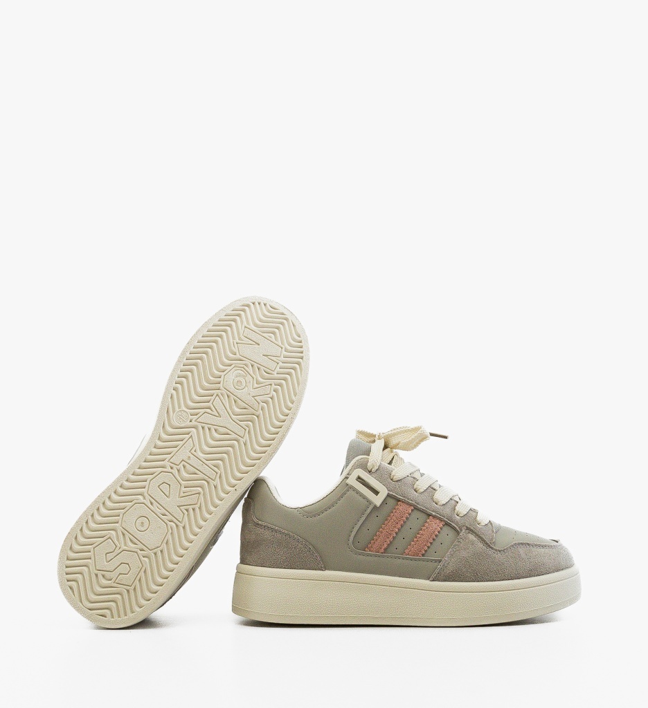 Sneakers Dama Spring Gri - Confort și Stil Sport - imagine 3