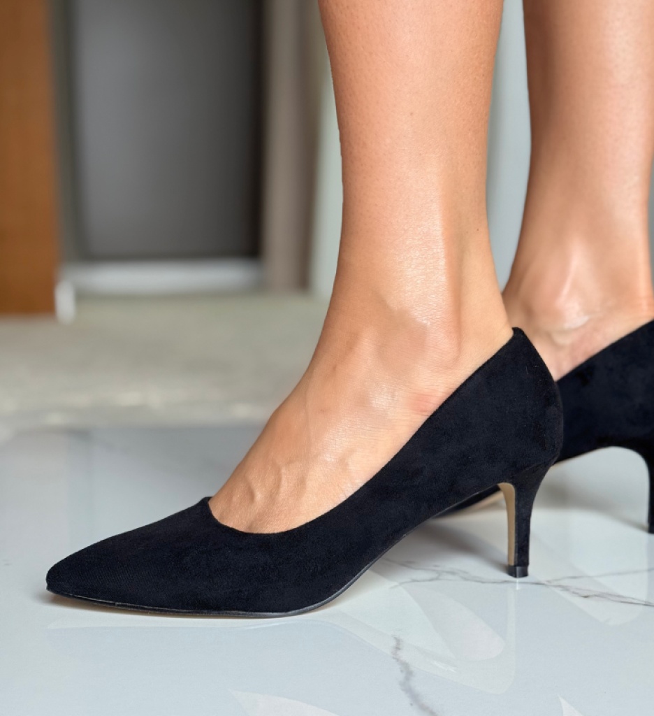 Pantofi Dama Dividing Negri Eleganți