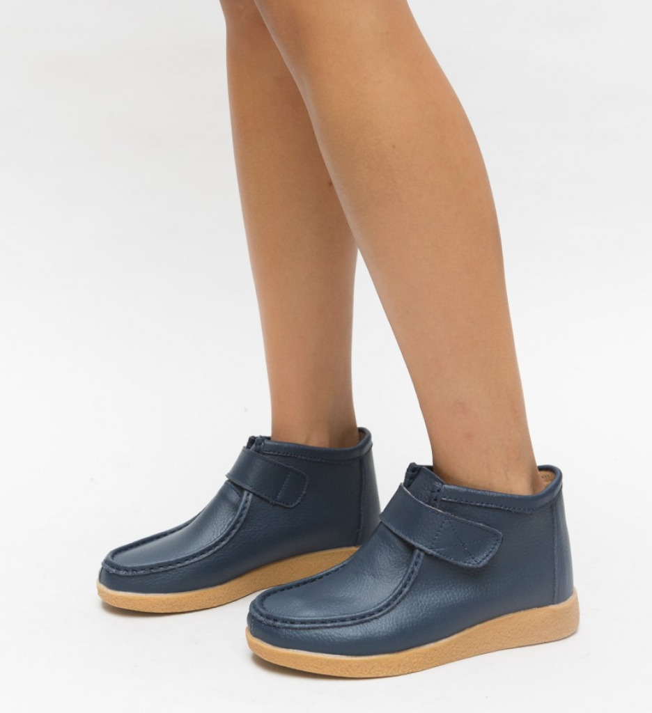 Pantofi Casual Debir Albastri - Confort și Stil - imagine 2