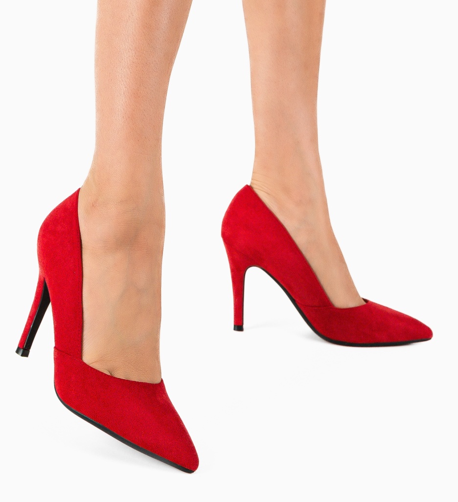 Pantofi Rosii cu Toc - Eleganță și Stil - imagine 2