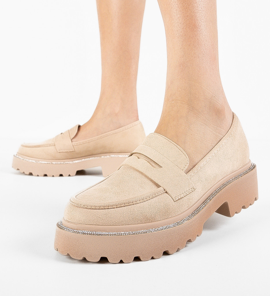 Pantofi Casual Sion Bej | Confort și Stil - imagine 5