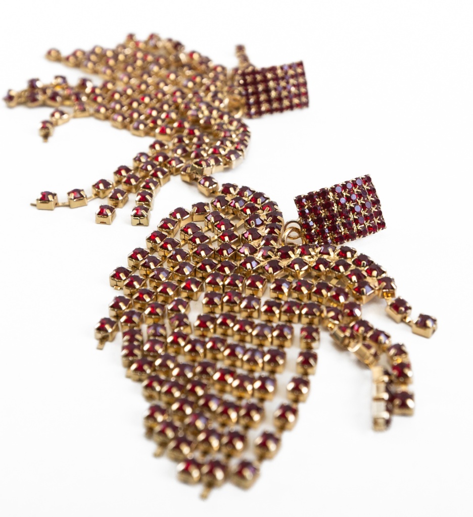 Cercei Dace Grena | Design Elegant Accesorii - imagine 4