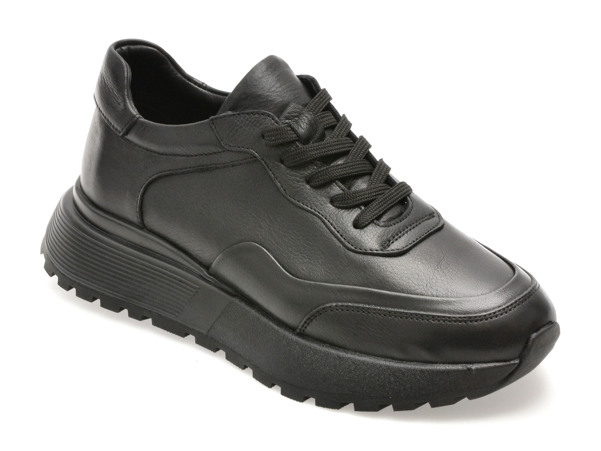 Pantofi Sport GRYXX Negri Piele Naturală M7659