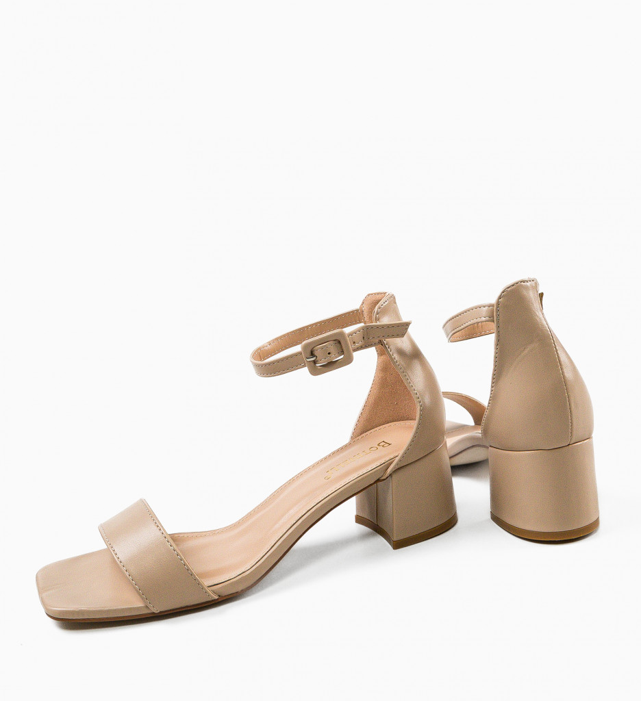 Sandale cu Toc Zime Bej - Eleganță și Stil - imagine 6