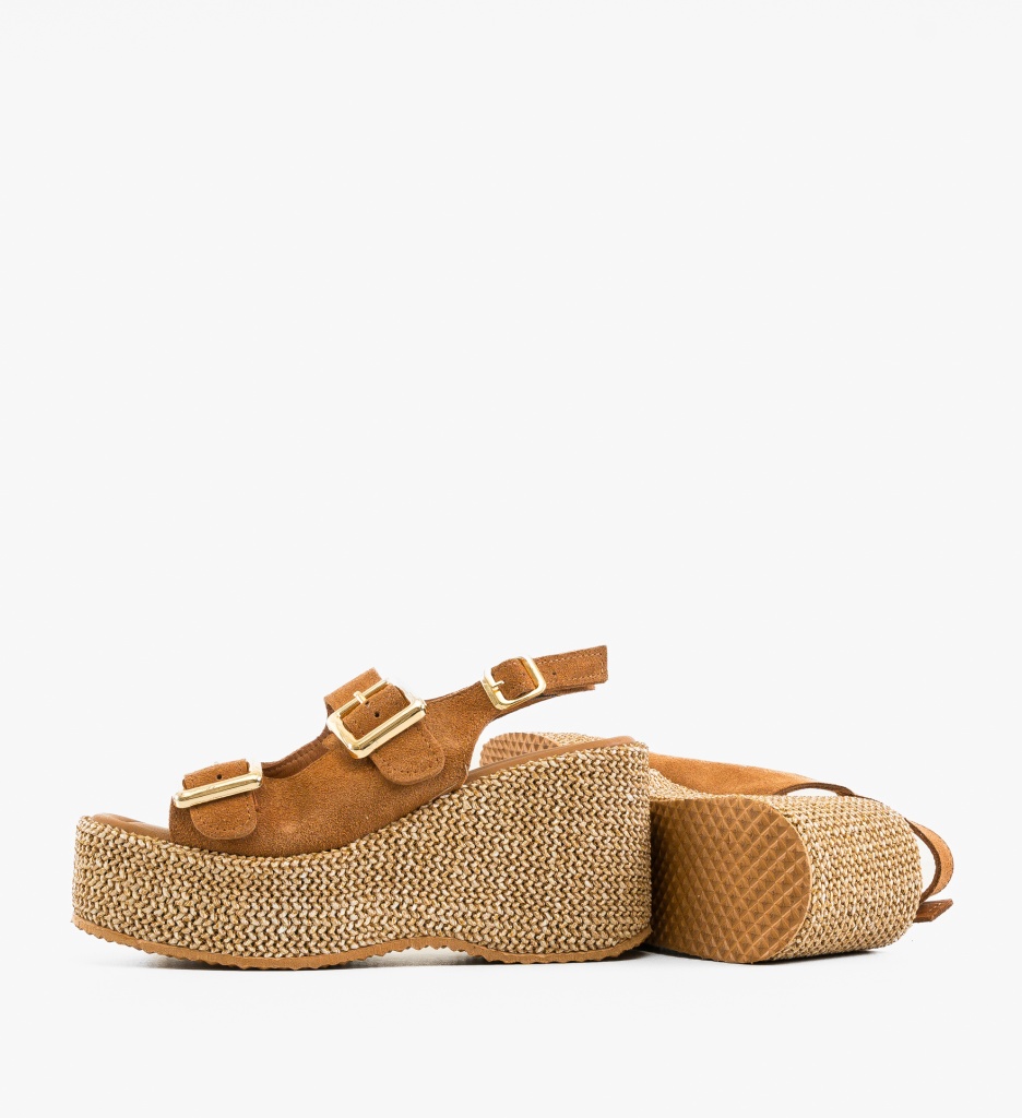 Sandale Dama Boreas Camel - Eleganță și Confort - imagine 5