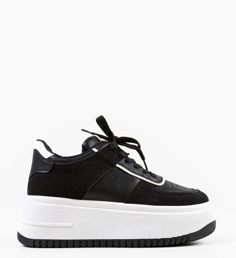 Sneakers Hughes Negri - Confort și Stil - imagine 4