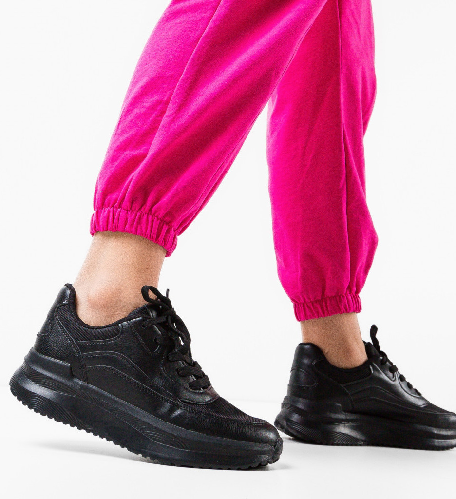 Pantofi Sport Xanthe Negri - Confort Maxim - imagine 2