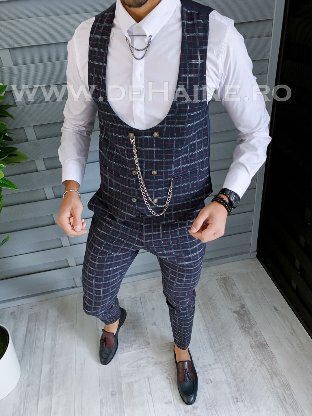 Compleu Barbati Bleumarin Vesta + Pantaloni B1458