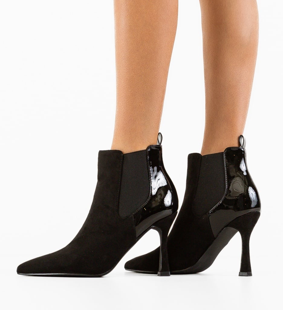 Botine Dama Meny Negre | Eleganță și Stil