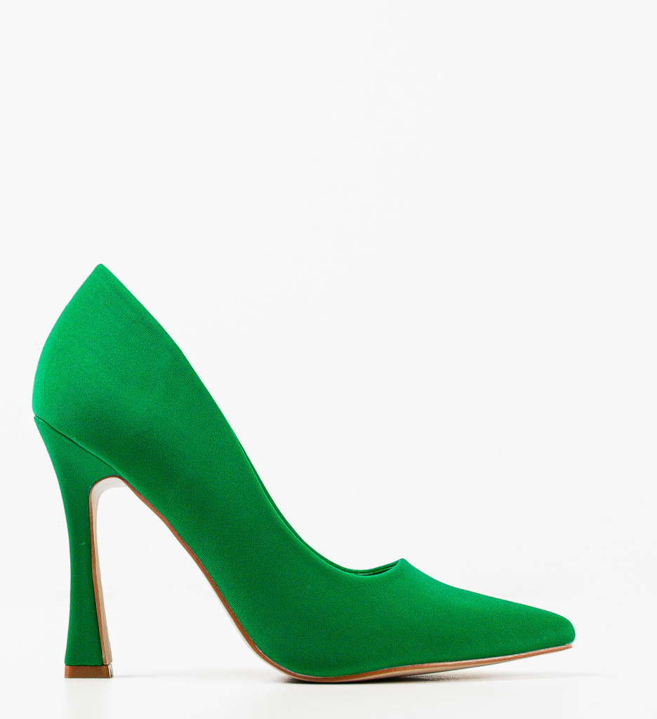 Pantofi cu Toc Olyga Verzi - Eleganță Asigurată - imagine 4