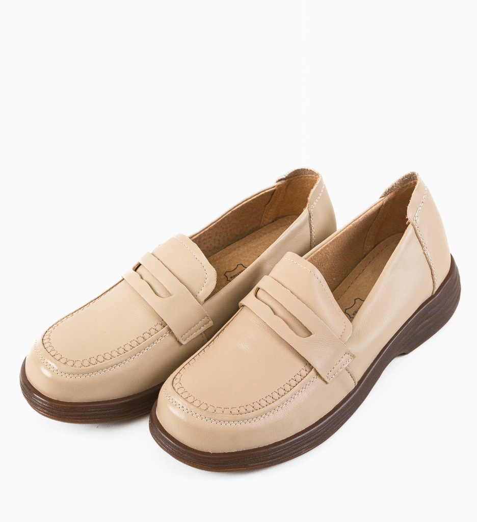 Pantofi Casual Byertes Bej - Confort și Stil - imagine 8