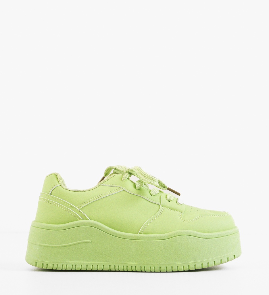 Sneakers Dama Kramy Verzi | Confort Modern - imagine 6