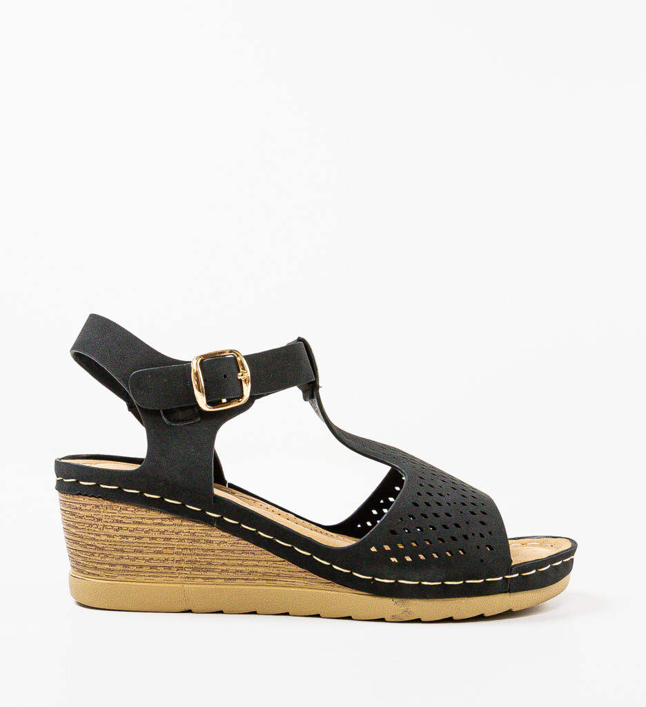Sandale Dama Carolus Negre | Elegante si Comode - imagine 4