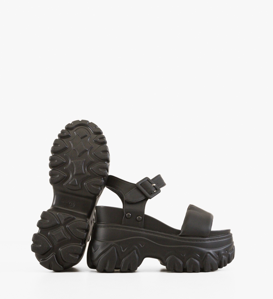 Platforme Dama Glanhe Negre - Stil si Confort - imagine 4