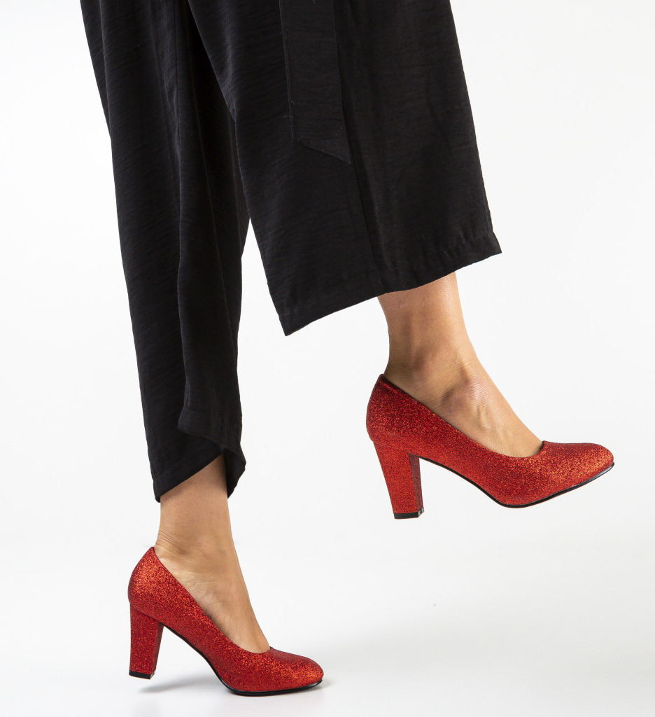 Pantofi cu Toc Rosii Esoum | Eleganță Asigurată - imagine 3