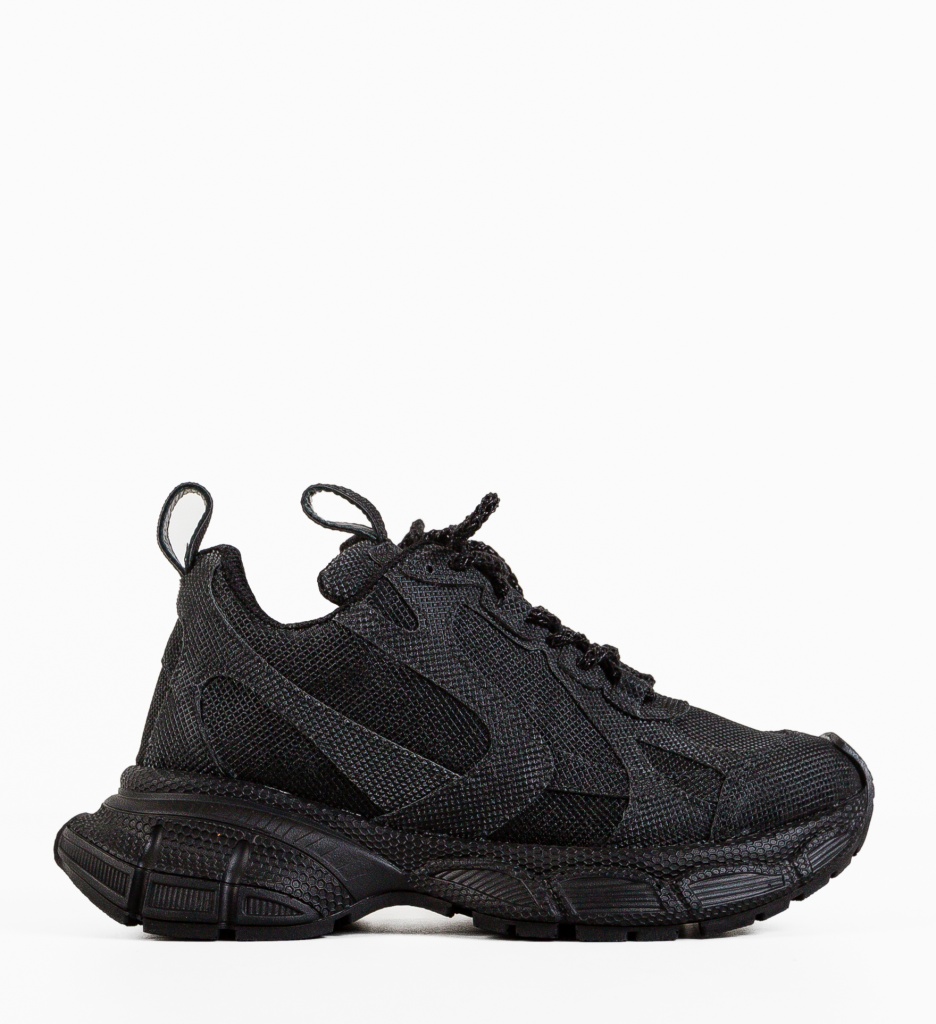 Sneakers Dama Dyryry Negri - Confort și Stil Urban - imagine 4