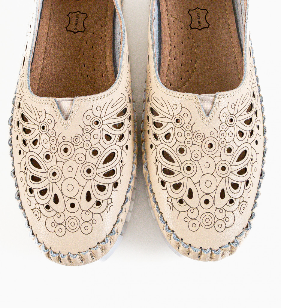 Pantofi Casual Fytay Bej - Confort și Stil - imagine 7