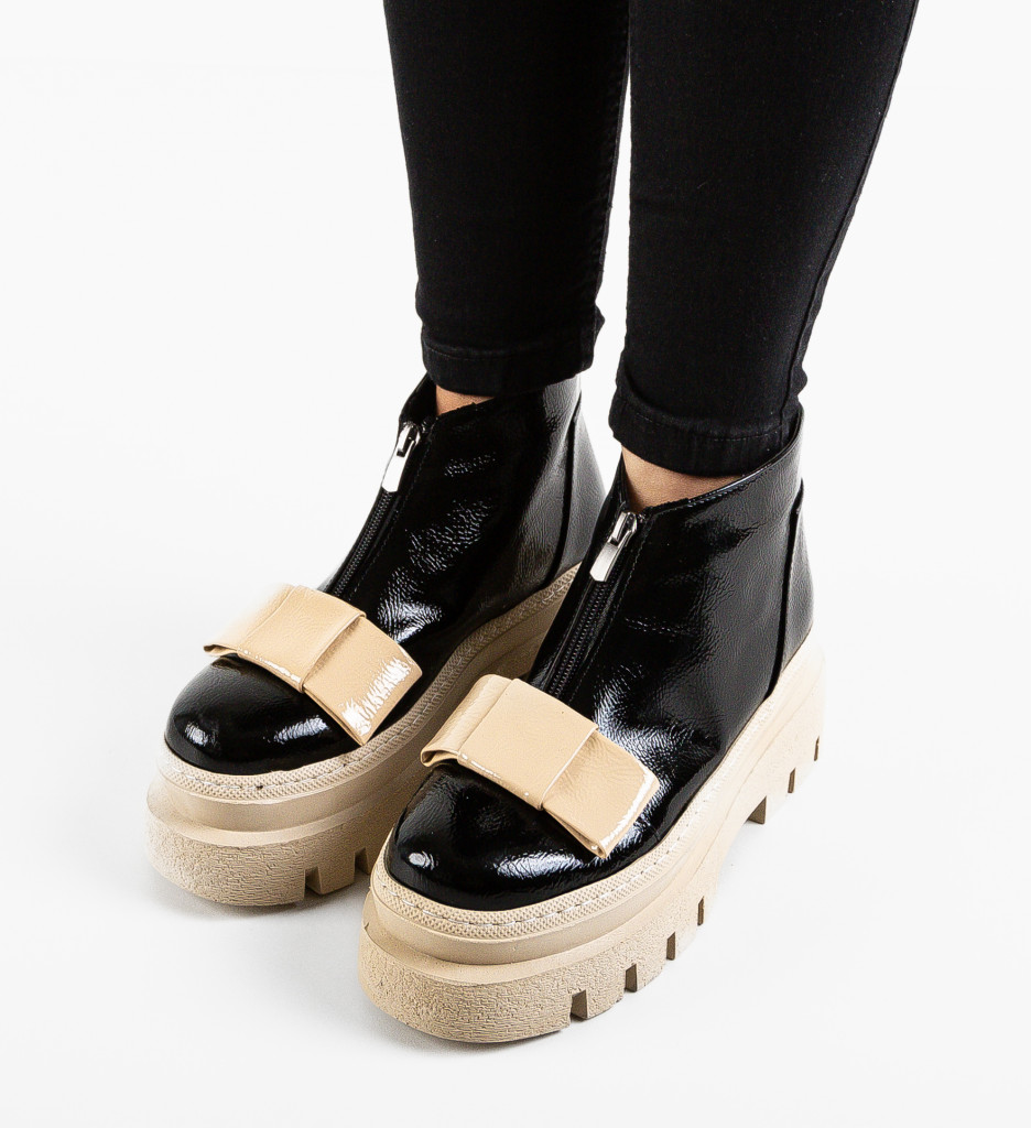 Pantofi Casual Parqua Negri - Confort și Stil - imagine 3