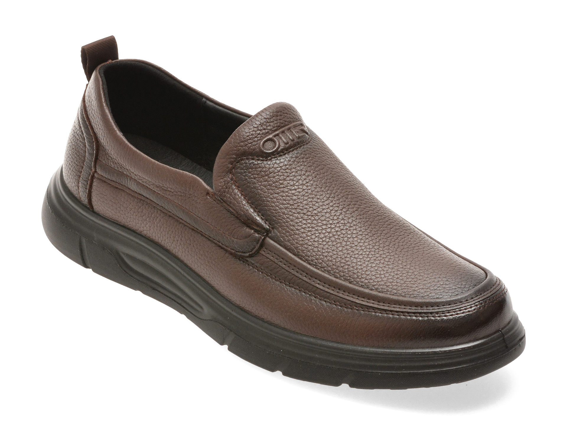 Mocasini OTTER Maro din Piele Naturală