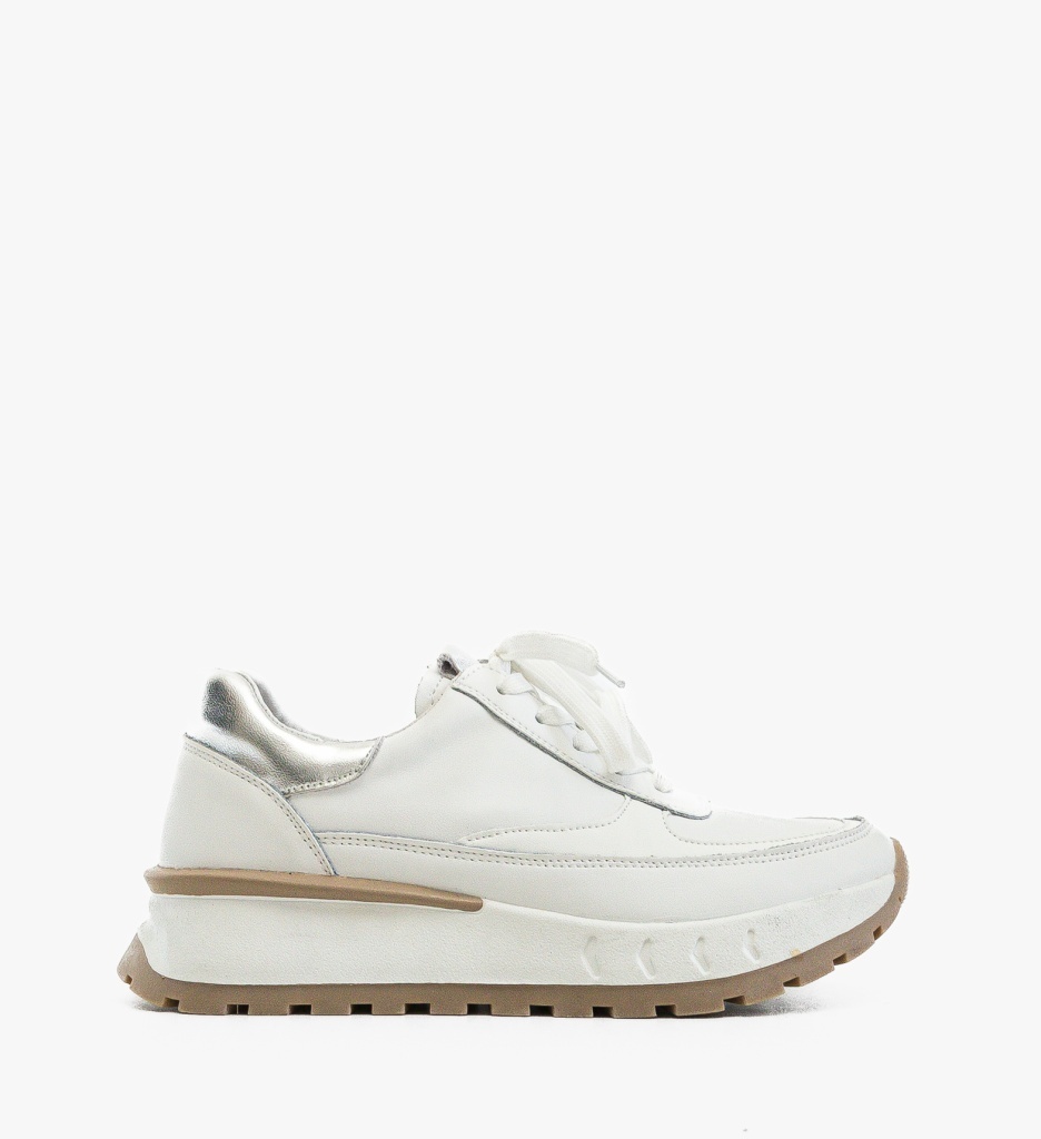 Sneakers Dama Myrya Albi – Confort și Stil - imagine 7