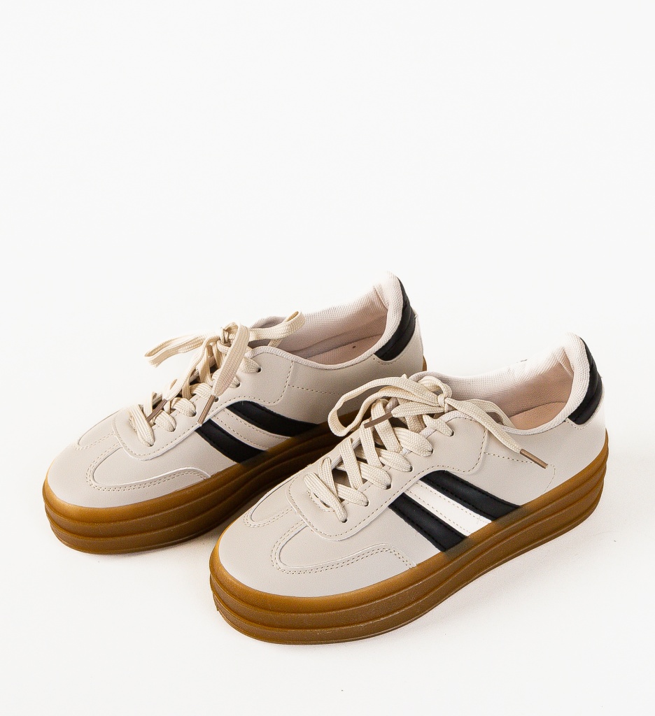 Sneakers Dama Chlebek Bej | Confort și Stil - imagine 6