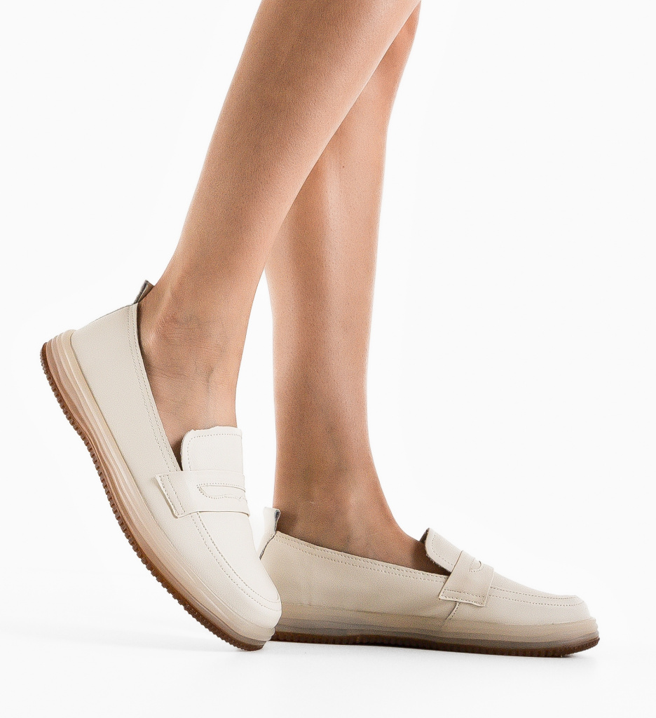 Pantofi Casual Taqqiq Bej | Confort și Stil