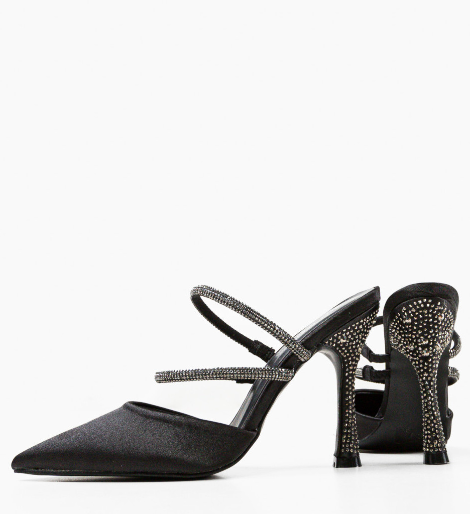 Pantofi dama Ilean Negri cu Toc Eleganți - imagine 7