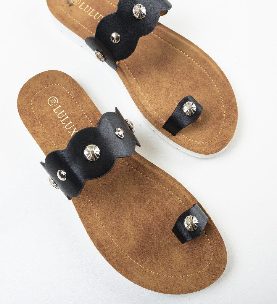 Papuci Finger Negri - Confort și Eleganță - imagine 5