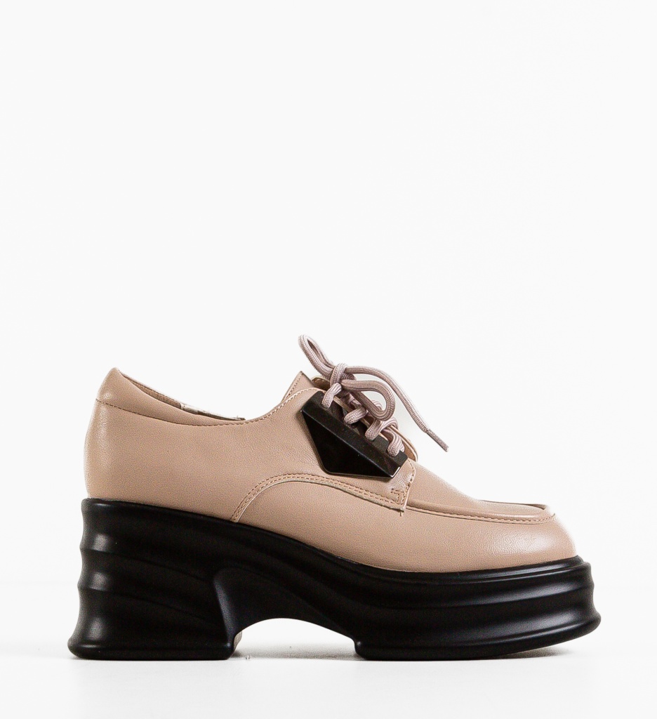 Pantofi Casual Dama Bej Barteon - Eleganță Zilnică - imagine 4