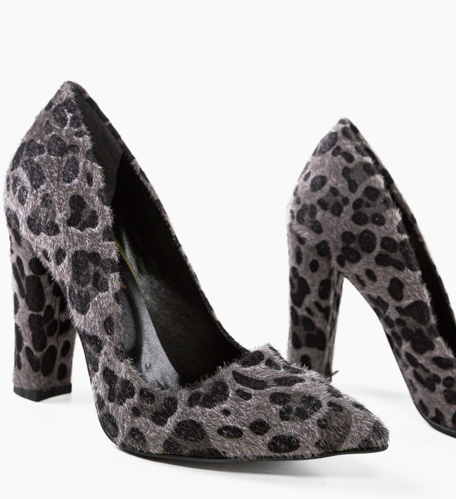 Pantofi Dama Brandan Gri | Stil și Eleganță - imagine 7
