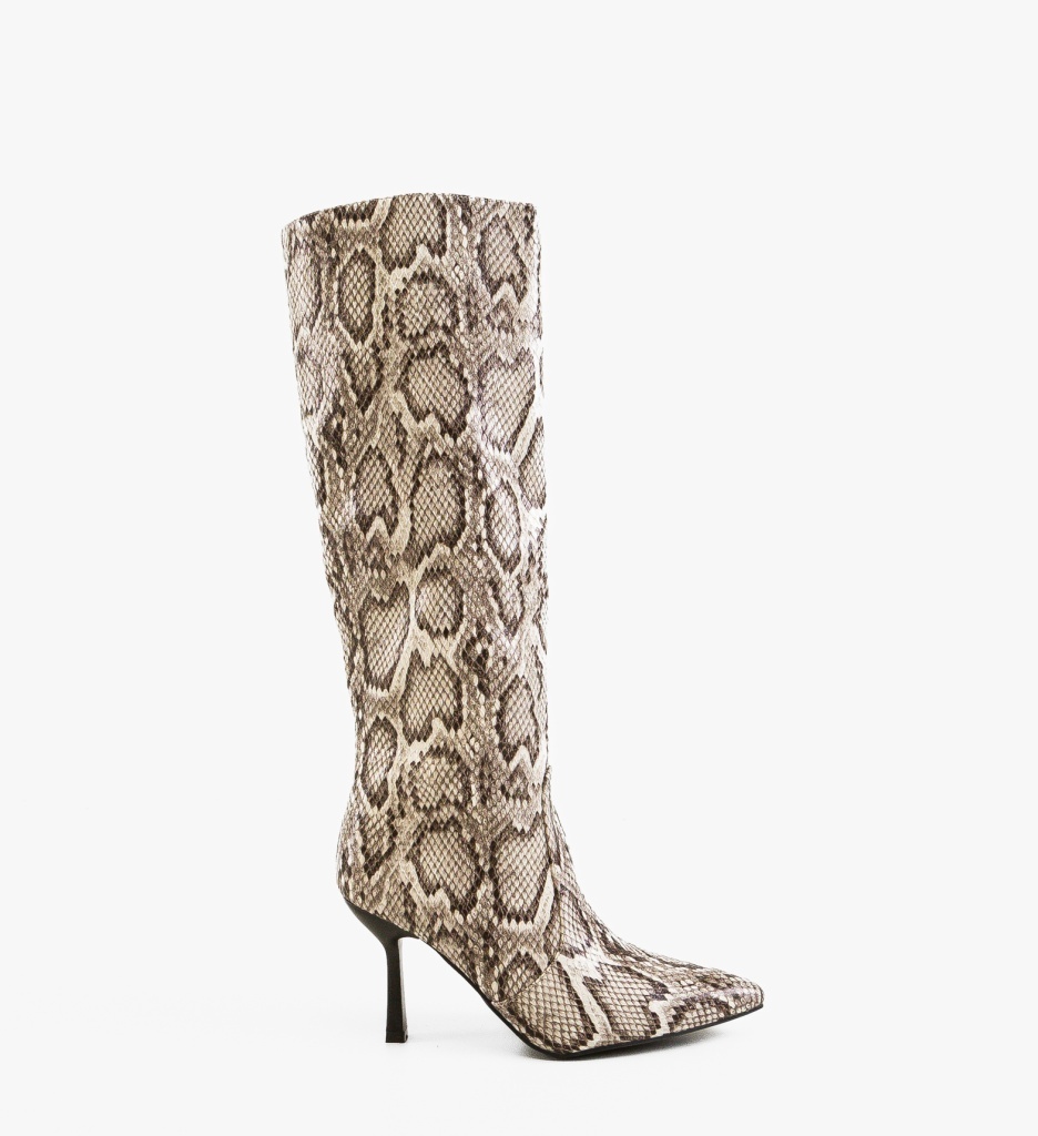 Cizme Snakke Print Depurtat | Stil Unic - imagine 6