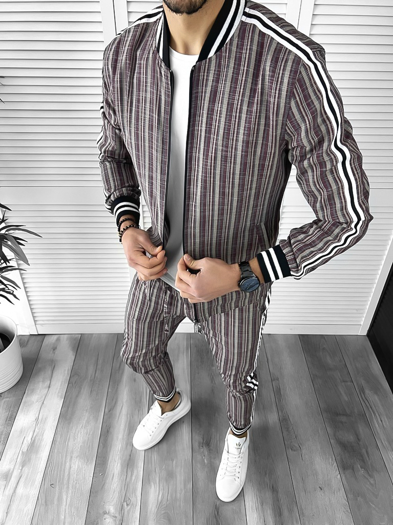 Trening Barbati Slim Fit, Bumbac Premium
