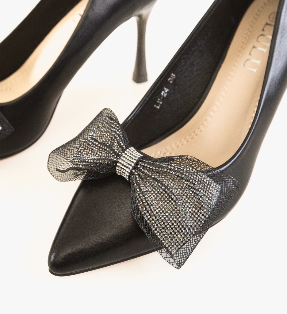 Pantofi cu Toc Bylay Negri - Eleganță - imagine 6