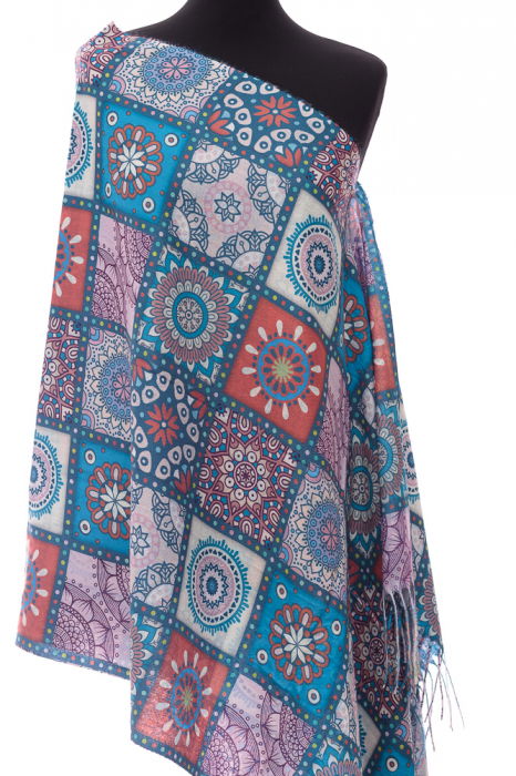 Eșarfă Casmir Shopika | Model Turcoaz Elegant
