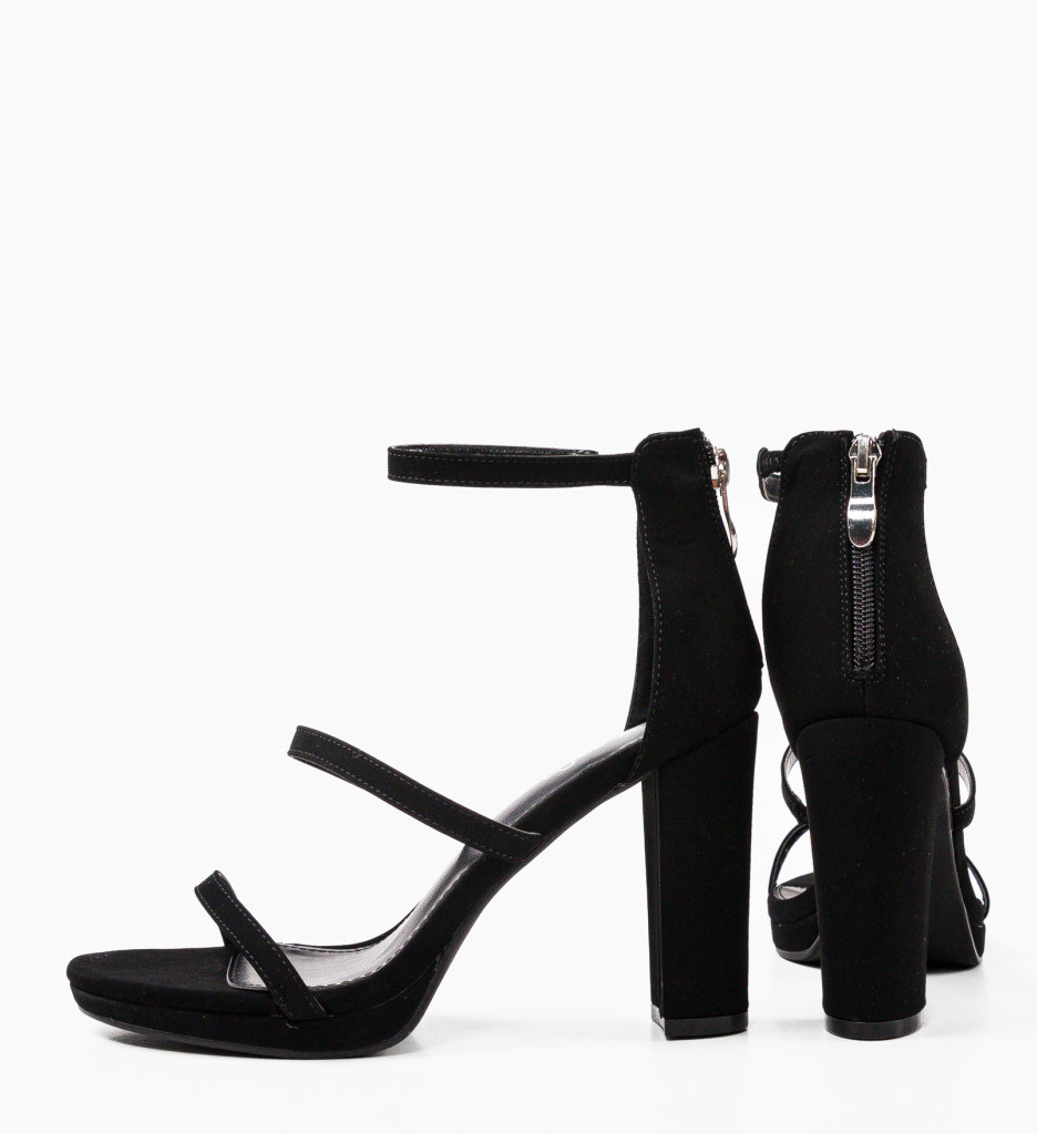 Sandale Toc Ruger Negre - Stil și Eleganță - imagine 11