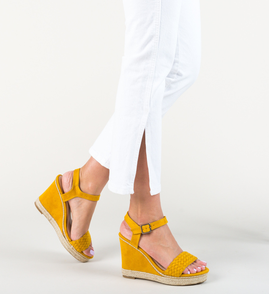 Platforme Riyab Galbene - Stil și Confort - imagine 4