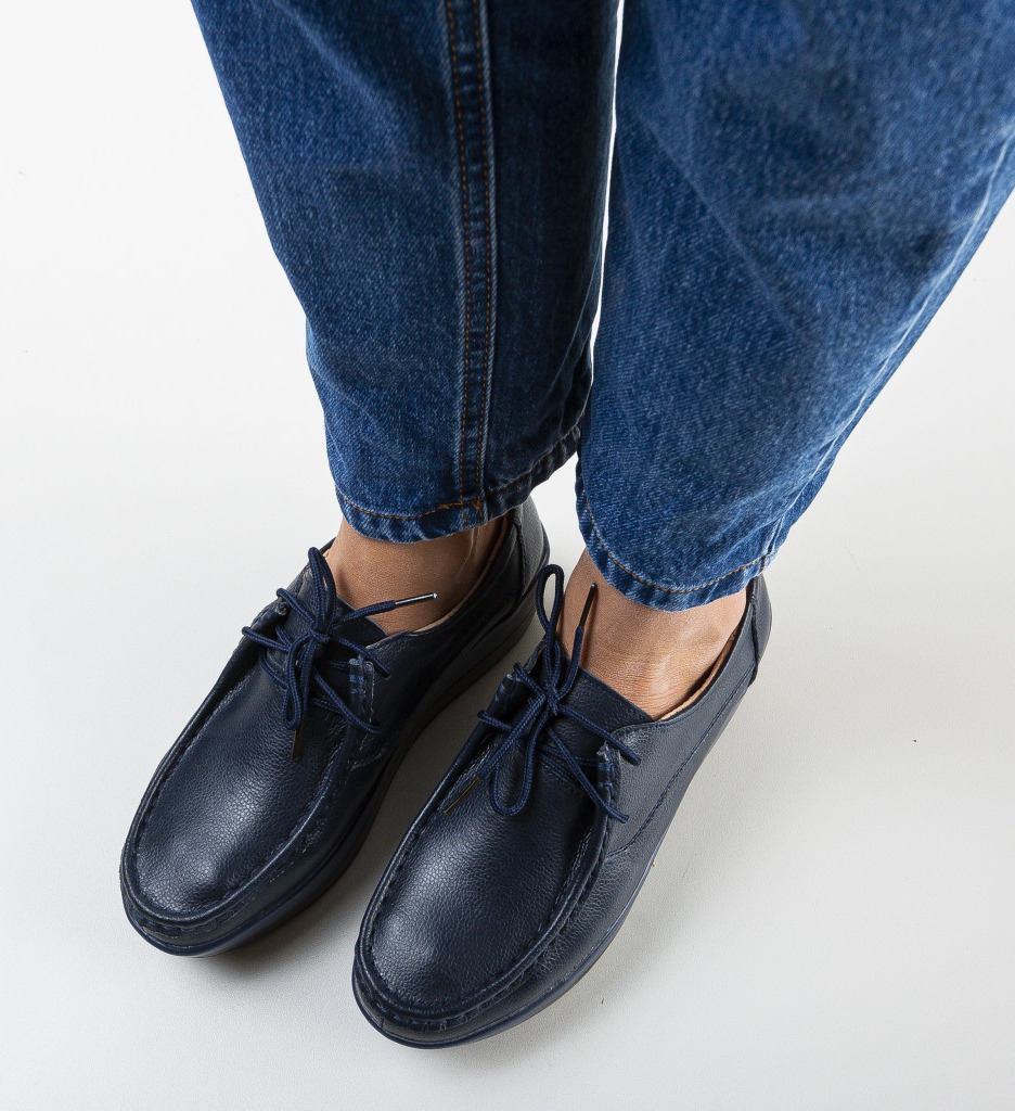 Pantofi Casual Vlasta Bleumarin - Confort și Eleganță - imagine 4