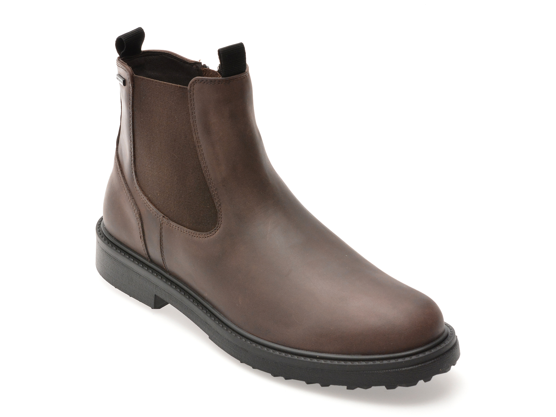 Ghete Geox piele naturală U46HQB maro