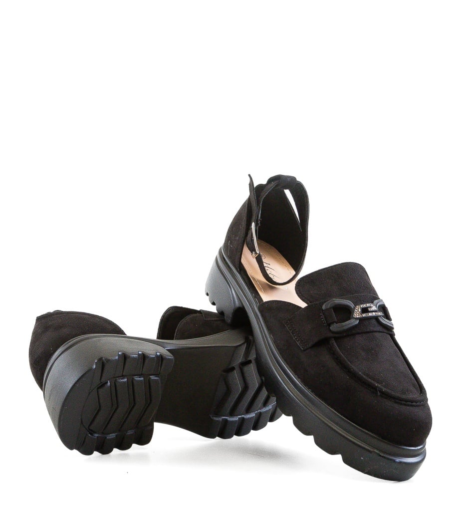 Pantofi Casual Dama Rightte Negri 2 - Confort Stilat - imagine 4