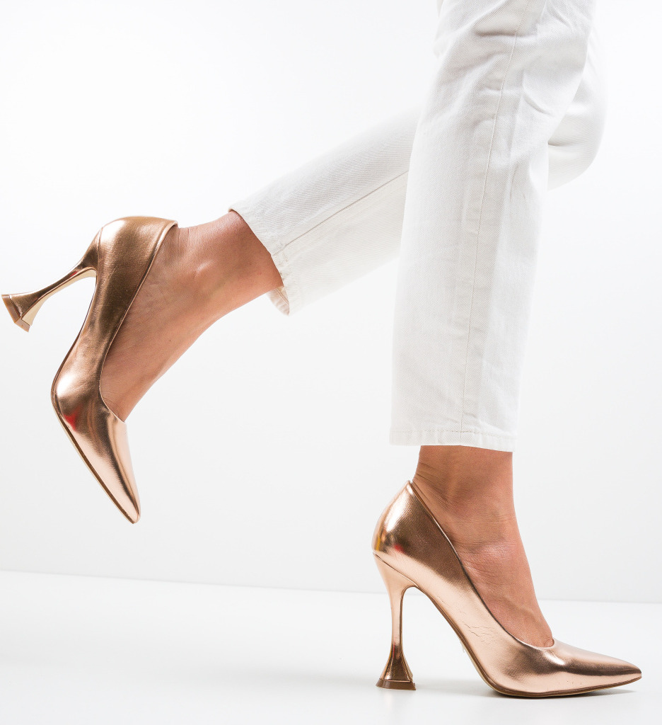 Pantofi Lena Bronz | Eleganță și Stil Refined - imagine 4