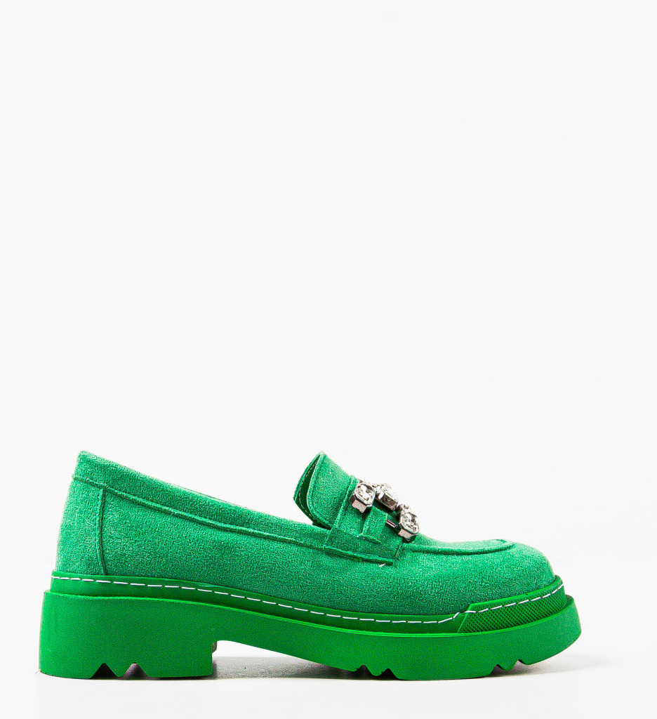 Pantofi Casual Dama Maraya Verzi | Confort Zilnic - imagine 4